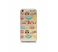NOVAGO Compatible avec iPod Touch 7/6 / 5 (7ème, 6ème et 5ème Génération) - Coque de Protection en Gel Souple et Résistant, Impression Gravée en Relief Motif Hibou