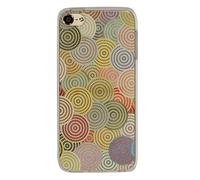 NOVAGO Compatible avec iPod Touch 7/6 / 5 (7ème, 6ème et 5ème Génération) - Coque de Protection Souple en Silicone Gel Transparent avec Motif Imprimé en Relief (Ronds Colores)