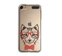 Coque Gel imprimée pour apple iPod touch 5 (Chat Noud Papillon Rouge)