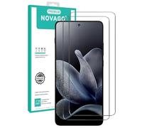 NOVAGO Compatible avec Motorola Edge 70 -Pack- 2 Films Protection écran Verre trempé (Transparent, Compatible Coque)