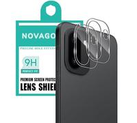 NOVAGO Compatible avec OnePlus 15R 5G/1+15R 5G - Lot de 2 Protections d’Objectifs en Verre Trempé pour Caméra, Compatible avec Coques Ajustées