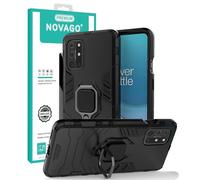 NOVAGO Compatible avec OnePlus 8T 16,6 cm (6.55") / 1+ 8T 16,6 cm (6.55") - Coque Résistante Anti Choc avec Anneau Bague Anti Chute/béquille