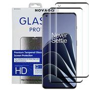 NOVAGO Compatible avec OnePlus 9 Pro 5G/1+9 Pro 5G/OnePlus 10 Pro 5G/1+10 Pro 5G/OnePlus 11 5G/1+11 5G -Pack de 2 films vitre verre trempé protection écran résistant 3D incurvé