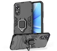 NOVAGO Compatible avec Oppo A17 4G - Coque Résistante Anti Choc avec Anneau Bague Anti Chute/béquille