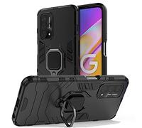 NOVAGO Compatible avec Oppo A54 5G, A74 5G - Coque Résistante Anti Choc avec Anneau Bague Anti Chute/béquille