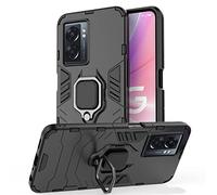 NOVAGO Compatible avec Oppo A77 5G - Coque Résistante Anti Choc avec Anneau Bague Anti Chute/béquille