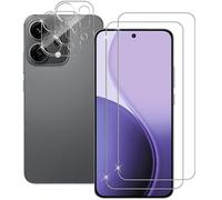 NOVAGO Compatible avec Oppo Reno14 5G/Reno 14 5G - Pack de 4 Films vitre verre trempé donc 2 pour écran et 2 pour l'objectif caméra arrière