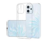 NOVAGO Compatible avec Oppo Reno14 F 5G/Reno14 FS 5G/Reno 14F 5G/Reno 14 FS 5G - Coque arrière Transparent en TPU Gel Souple Solide Anti Choc