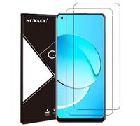 NOVAGO Compatible avec Realme 10 4G -Pack de 2 Films Protection écran en Verre trempé Solide 9H (Transparent), ne Couvre Pas la totalité de l'écran