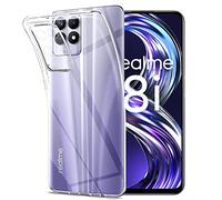NOVAGO Compatible avec Realme 8i (6.6'') /Realme Narzo 50 - Coque Toute Transparent en Gel Souple Solide et résistante