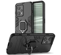 NOVAGO Compatible avec Realme 9 Pro Plus 5G / Realme 9 Pro+ 5G / Realme 9 4G - Coque Résistante Anti Choc avec Anneau Bague Anti Chute/béquille