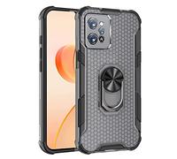 NOVAGO Compatible avec Realme C31 4G - Coque Résistante Anti Choc avec Anneau Bague Anti Chute/béquille