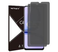 NOVAGO Compatible avec Realme C53 4G/Realme C51 4G/Realme Note 50 4G - Lot de 2 Films vitre Protection écran Verre trempé résistant 0.33 mm 9H (Teinté anti espion)