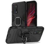 NOVAGO Compatible avec Realme GT Master Edition - Coque Ultra Résistante Anti Choc avec Anneau/béquille Bague Anti Chute