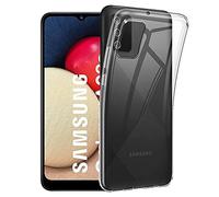 NOVAGO Compatible avec Samsung Galaxy A02s 4G - Coque Transparent en Gel Souple Solide