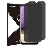 NOVAGO Compatible avec Samsung Galaxy A12/A13 4G/A13 5G/ A32 5G/A42 5G - Lot de 2 Films vitre Protection écran Verre trempé résistant Teinté Anti Espion