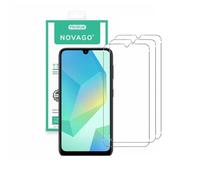 NOVAGO Compatible avec Samsung Galaxy A16 4G/5G, A17 4G/5G et A26 5G - Lot de 3 Films de Protection en Verre Trempé Transparent (Bouclier Écran Anti-Choc, Anti-Rayures et Anti-Explosion)