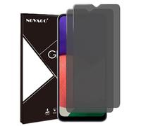 NOVAGO Compatible avec Samsung Galaxy A22 5G / A70 - Lot de 2 Films vitre Protection écran Verre trempé résistant 0.33 mm 9H (Teinté Anti Espion)