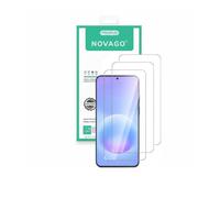 NOVAGO Compatible avec Samsung Galaxy A57 5G et A56 5G - Lot de 3 Films de Protection en Verre Trempé Transparent (Bouclier Écran Anti-Choc, Anti-Rayures et Anti-Explosion)