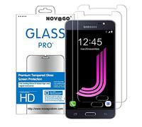 NOVAGO Compatible avec Samsung Galaxy J3 2016 (J320) Pack de 2 Films Écran en Verre trempé Ultra Résistant Anti Choc (Films Plus Petit Que l'écran) (x2)