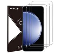 NOVAGO Compatible avec Samsung Galaxy S23 FE 5G / Galaxy A54 5G -Pack de 3 Films Protection écran en Verre trempé Solide 9H (Transparent), ne Couvre Pas la totalité de l'écran