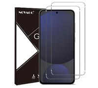 NOVAGO Compatible avec Samsung Galaxy S24 FE/ A56 5G/ A36 5G -Pack de 2 Films Protection écran en Verre trempé Solide 9H (Transparent), ne Couvre Pas la totalité de l'écran