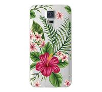 NOVAGO Compatible avec Samsung Galaxy S5, S5 Neo, S5 New- Coque Gel Souple Transparent et résistant avec Impression Fantaisie-Exotique