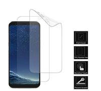 NOVAGO compatible avec Samsung Galaxy S8- Lot de 2 Films Souples hydrogel résistants Anti Petit Chute et Choc (Regardez la vidéo de Pose avant)