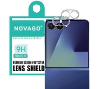 NOVAGO Compatible avec Samsung Galaxy Z Flip7 /Z Flip 7 /Z Flip 8 / Z Flip8 - Lot de 2 Films vitre Protection Verre trempé résistant pour la Partie caméra/Lentille(Big)
