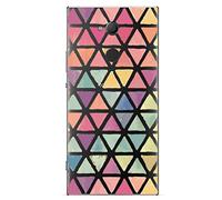 NOVAGO Compatible avec Sony Xperia XA2 (5") Coque Souple et résistante Anti Choc avec Motif imprimé (Triangles)