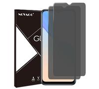 NOVAGO Compatible avec Vivo Y01/ Y21s/ Y21/ Y33s/ Y33/ Y16 - Lot de 2 Films vitre Protection écran Verre trempé résistant 0.33 mm 9H (Teinté Anti Espion)