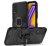 NOVAGO Compatible avec Vivo Y20s / Y11s - Coque Résistante Anti Choc avec Anneau Bague Anti Chute/béquille
