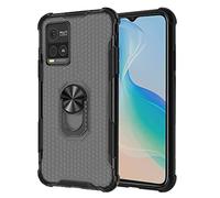 NOVAGO Compatible avec Vivo Y33s,Vivo Y21 Et Vivo Y21s - Coque arrière Résistante Anti Choc avec Anneau Bague Anti Chute/béquille