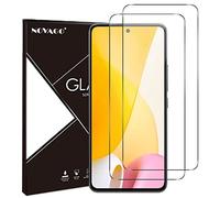 NOVAGO Compatible avec Xiaomi 12 Lite 5G -Pack de 2 Films Protection écran en Verre trempé Solide 9H (Transparent), ne Couvre Pas la totalité de l'écran