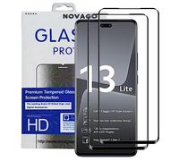 NOVAGO Compatible avec Xiaomi 13 Lite 5G 2 films vitre verre trempé protection écran 3D incurvé