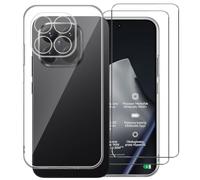 NOVAGO Compatible avec Xiaomi 15T 5G - Pack Complet - Coque Résistante Transparente + 2 Films vitre Protection écran en Verre trempé résistant
