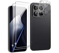 NOVAGO Compatible avec Xiaomi 15T - Pack de 4 Films vitre verre trempé donc 2 pour écran et 2 pour l'objectif caméra arrière