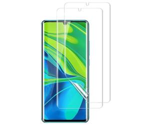 NOVAGO Compatible avec Xiaomi Mi Note 10/ Mi Note 10 Pro/Mi Note 10 Lite - Lot de 2 Films écran en matière hydrogel Souple et résistant (vidéo de Pose a Voir Absolument Avant Application)