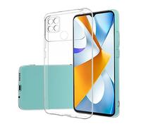 NOVAGO Compatible avec Xiaomi Poco C40 - Coque arrière Transparent en TPU Gel Souple Solide Anti Choc