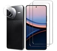 NOVAGO Compatible avec Xiaomi Poco F7 Ultra 5G - Pack de 4 Films vitre verre trempé donc 2 pour écran et 2 pour l'objectif caméra arrière