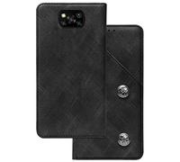 Compatible Xiaomi Poco X3 Pro - Poco X3 Nfc - Poco X3 Housse Portefeuille Rabat Avec Emplacements De Carte Et Système De Support