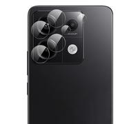 NOVAGO Compatible avec Xiaomi Poco X6 5G et Redmi Note 13 Pro 5G - Lot de 2 protections objectifs lentille en Verre trempé pour la partie caméra -Compatible avec Coques Ajustées