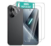 NOVAGO Compatible avec Xiaomi Poco X8 Pro - Pack Complet 4 Pièces - 2 Films Protection Écran et 2 Protections Caméra en Verre Trempé 9H - Transparent