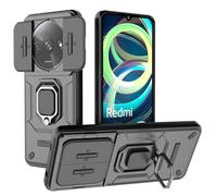 NOVAGO Compatible avec Xiaomi Redmi A3 4G / Redmi A3X 4G - Coque Résistante Anti Choc avec Anneau Bague Anti Chute/béquille