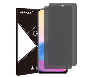 NOVAGO Compatible avec Xiaomi Redmi Note 10 5G/Poco M3 Pro/Poco M3 Pro 5G/Redmi 10 4G 2021 2022 - Lot de 2 Films vitre Protection écran Verre trempé résistant Teinté Anti Espion