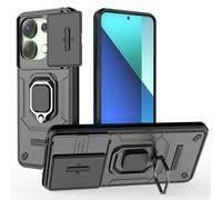 NOVAGO Compatible avec Xiaomi Redmi Note 13 4G - Coque Résistante Anti Choc avec Anneau de Maintien Anti Chute et Béquille Support