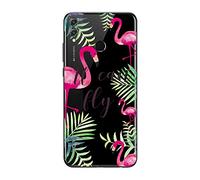 NOVAGO Compatible Huawei Honor 8X / View 10 Lite -Coque en Gel Souple résistante et Solide Anti Choc avec Impression de qualité Durable (x1, Flamant Rose)