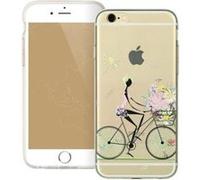 NOVAGO Coque Gel imprimée pour Apple iPod Touch 6 (sortie 2015) Fille à Vélo #2