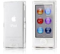 NOVAGO Compatible avec iPod Nano 7 -Coque arrière + Contour Avant Transparent Rigide Anti oxydation