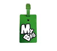 NOVAGO Etiquette Bagages, Valise, Sac a Dos, Porte adresse (My Bag Vert)